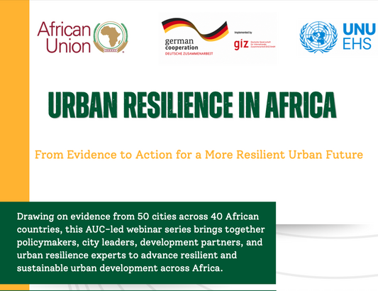 Webinar image Urban Resilience in Africa
